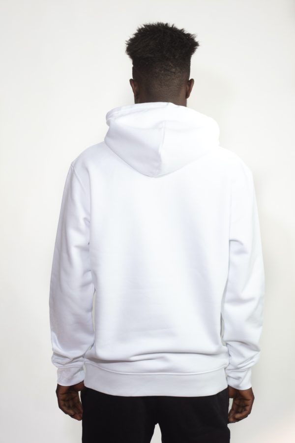 FELPA UNISEX RAINBOW WHITE, LOGO CATARIFRANGENTE - immagine 3