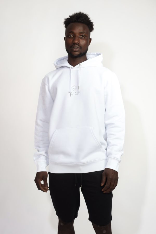 FELPA UNISEX RAINBOW WHITE, LOGO CATARIFRANGENTE