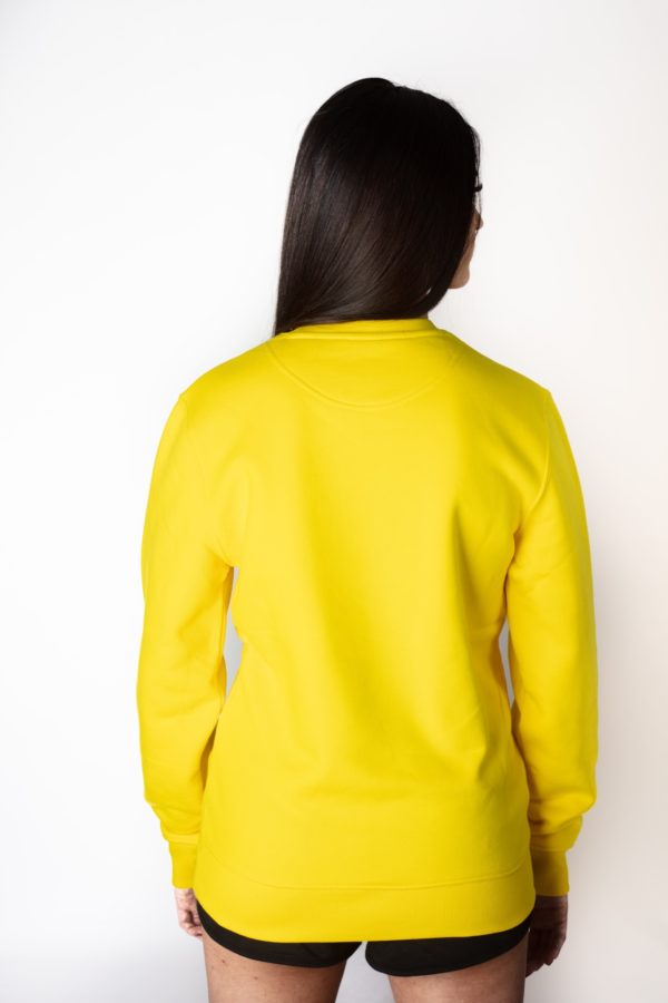 FELPA UNISEX RAINBOW GOLDEN YELLOW, LOGO CATARIFRANGENTE - immagine 6