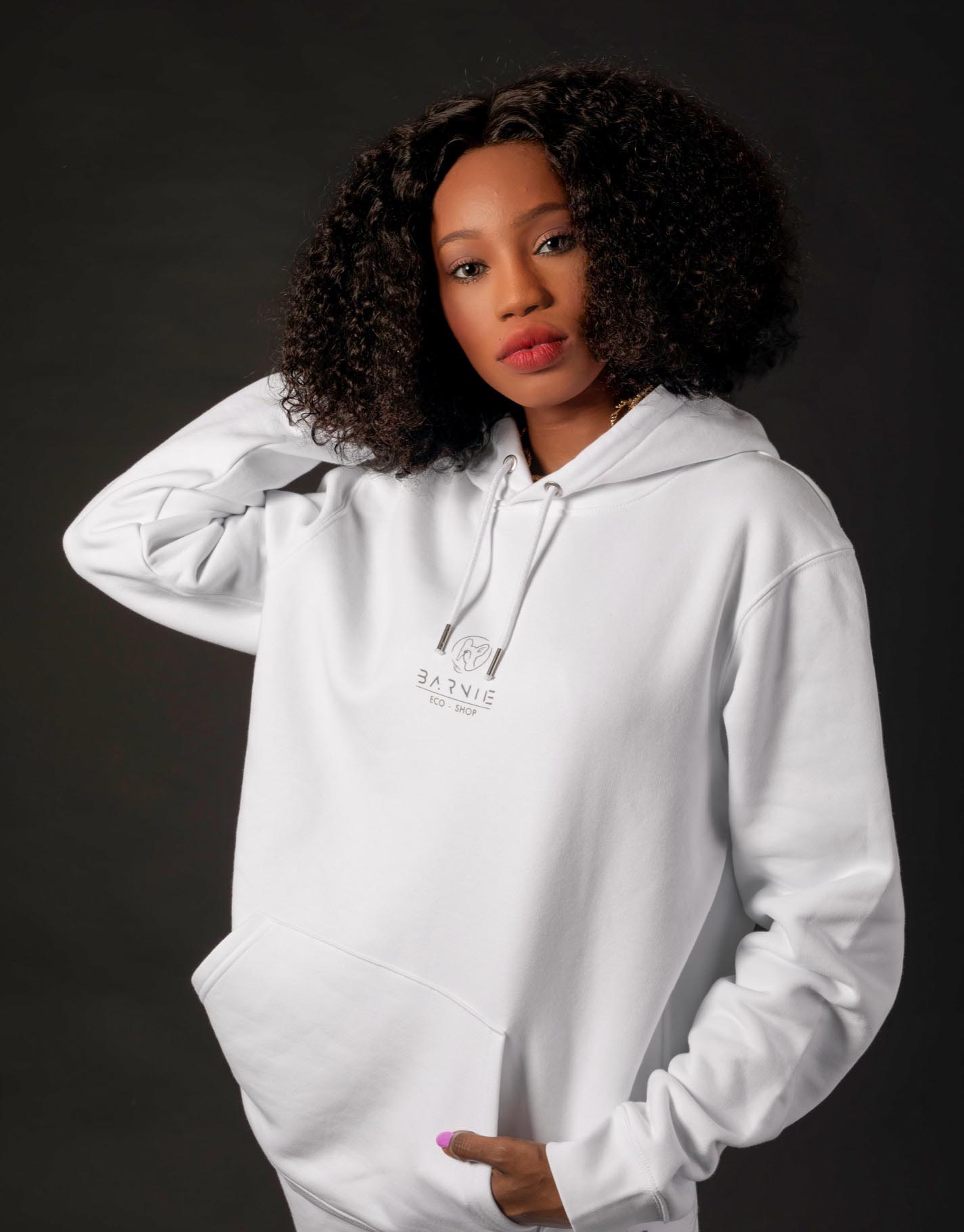 FELPA UNISEX RAINBOW WHITE, LOGO CATARIFRANGENTE
