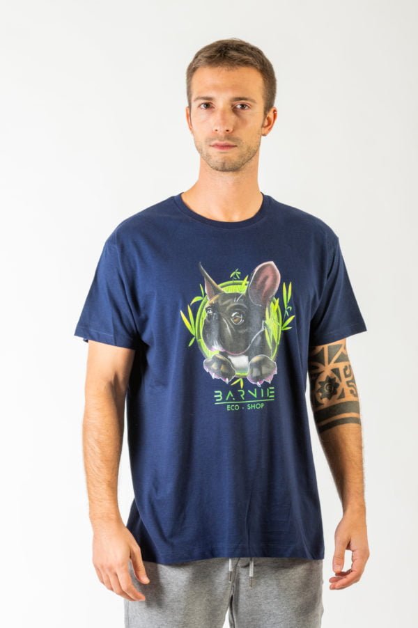 T-SHIRT UOMO ORGANIC LUB CON LOGO DI BARNIE