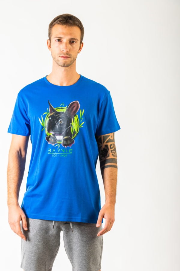 T-SHIRT UOMO ORGANIC LUBC CON LOGO DI BARNIE