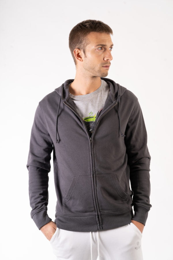 Organic Zipped Hood LBABCWU35BA - immagine 2