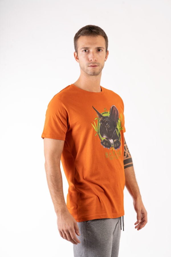 T-SHIRT UOMO ORGANIC LUO CON LOGO DI BARNIE