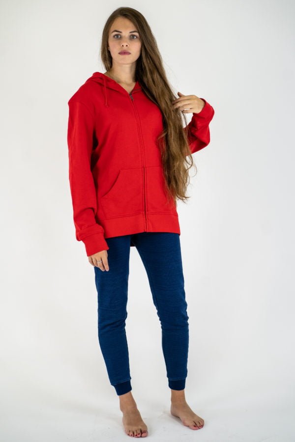 Organic Zipped Hood LBABCWW36B - immagine 2