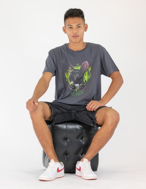 T-SHIRT UNISEX ORGANIC LUH CON LOGO DI BARNIE